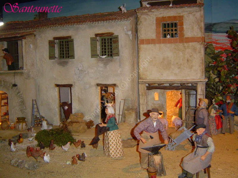 photo crèche provençale de Grignan