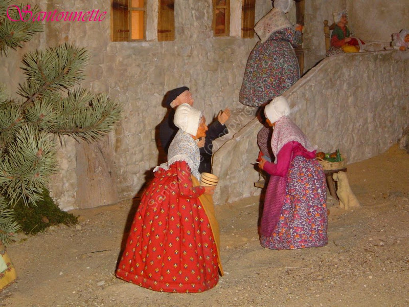 photo crèche provençale de Grignan