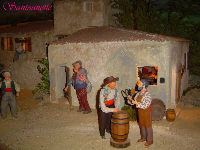photo crèche provençale de Grignan