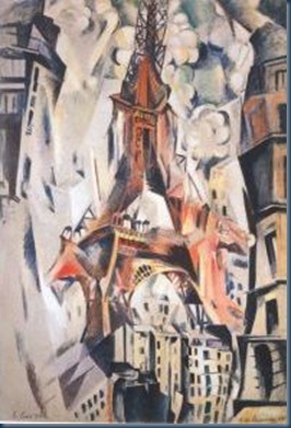 La torre Eiffel R Delaunay 1910