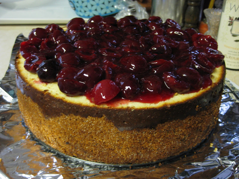 Cherry cheesecake