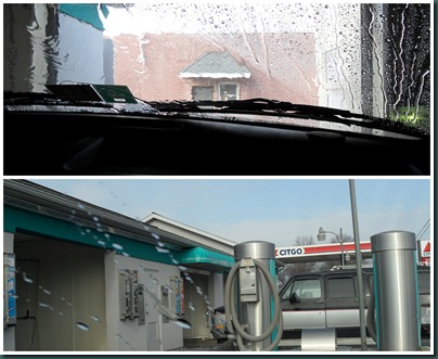 car wash collage