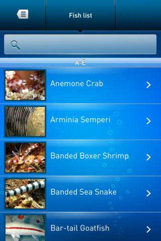 Dive Guide Screen 2