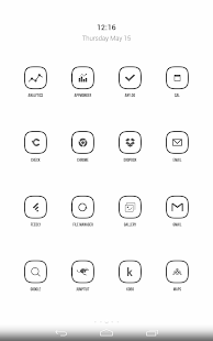 Banded Dark Icon Pack