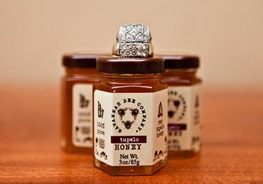 Savannah bee honey wedding favors