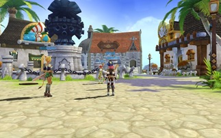 Lime Odyssey graphics actually look a bit like World of Warcraft
