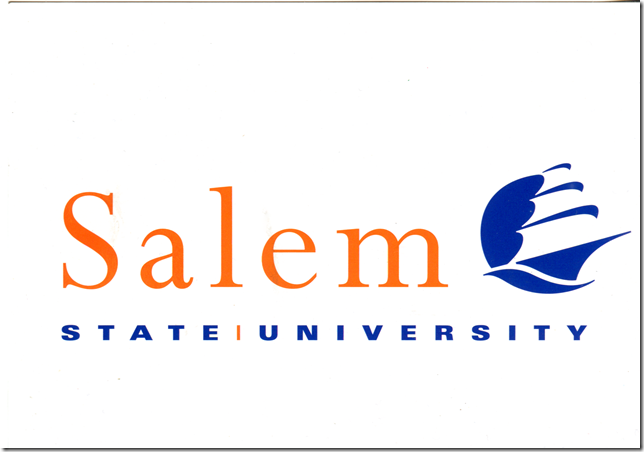 Salem State University postcard front