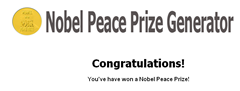 Nobel peace prize Generator