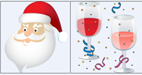 free christmas and new year icons