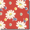 Snippets Daisies Dots Red
