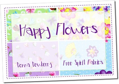 Happy Flowers by Donna Dewberry for Free Spirit
