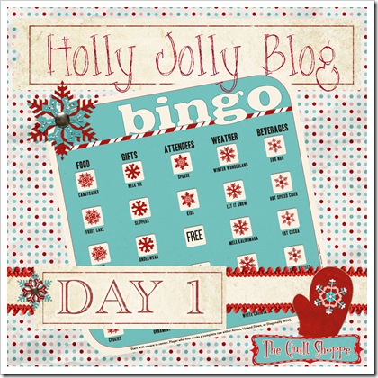 Holly Jolly Blog Bingo ... Day One