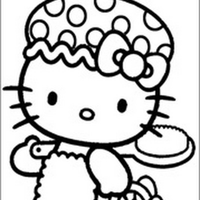 Hello Kitty dibujos para colorear