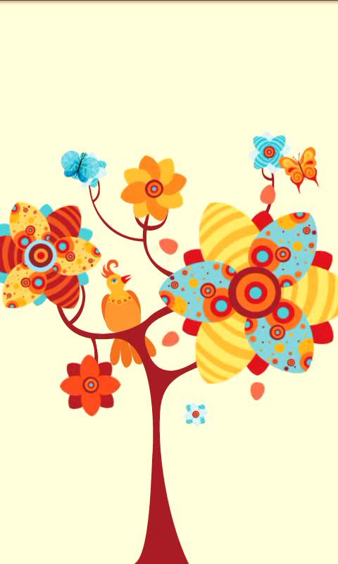 Android application Patchwork Tree Live Wallpaper screenshort