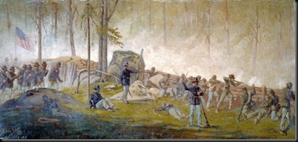 Union forces defend Culp's Hill-July 3