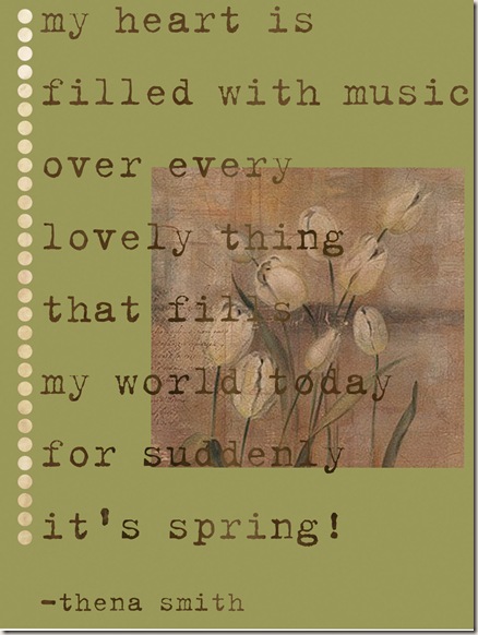 spring poem creation