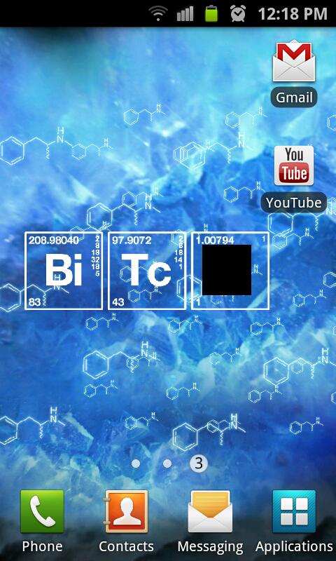 Blue Crystal PRO LWP Screen 3