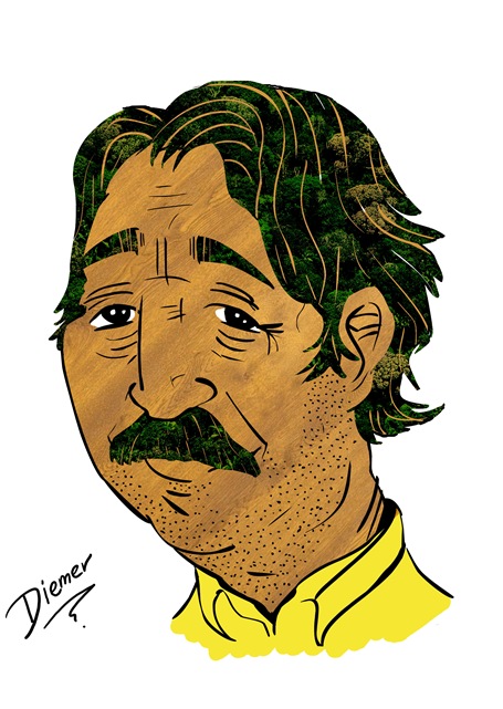 Caricatura - Chico Mendes - Diemer