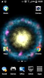 Ring Galaxy Live Wallpaper poster 2