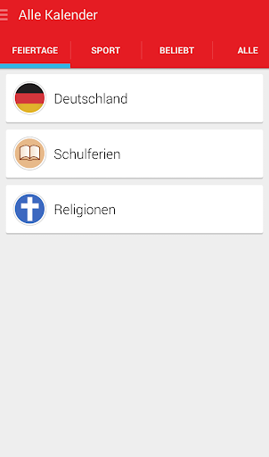 【免費生產應用App】Ferien und Feiertage Kalender-APP點子