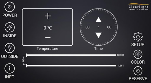 Clearlight Sauna App-Tablet-C