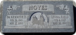 Kenneth Noyes MD headstone