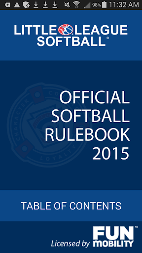 LL 2015 Softball Rulebook
