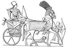 An Egyptian war chariot [Bonomi]
