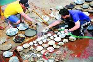 Parts of cultural relics of "Nan'ao No.1" had been salvaged from water recently