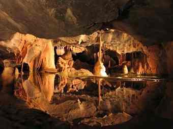 The Cheddar Gorge Caves, where the UK’s oldest complete human skeleton was found in 1903. Known as the Cheddar Man, the remains are now estimated to be over 14,000 years old.