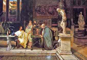 A Roman Art Lover by Alma Tadema
