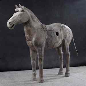 "Terracotta Horse". ©Shaanxi Provincial Cultural Relics Bureau and the Shaanxi Cultural Heritage Promotion Centre, People’s Republic of China, 2009.