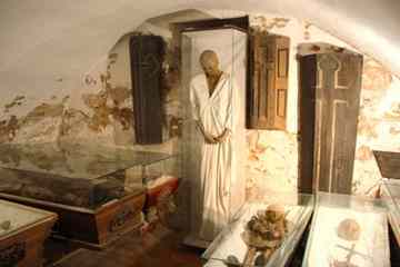 Well preserved: A fascinating insight into a bygone era is provided by 29 very well preserved mummies found in a vault under the church of the Benedictine abbey in Riesa, located in the eastern German state of Saxony. 