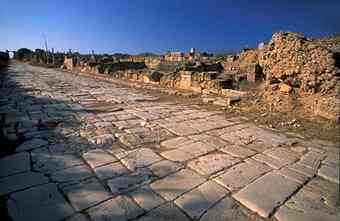 Decumanus, Leptis Magna