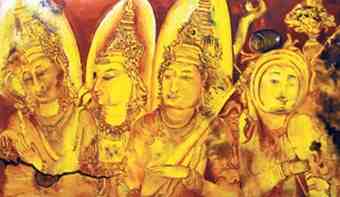 A painting from the Polonnaruwa period