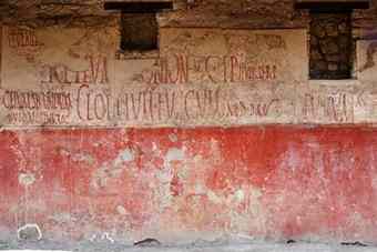 In the ancient Roman world, graffiti was a respected form of writing—often interactive—not the kind of defacement we now see on rocky cliffs and bathroom stalls.