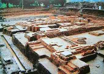 The archaeological site at the Thang Long Royal Citadel