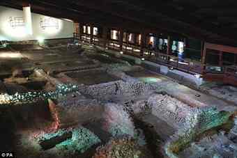 The remains of the Livingstone villa