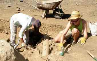 Excavations at Nysa in western Turkey