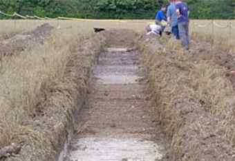 The henge is up to ten metres wide