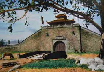 The Northern Gate (Cua Bac) of the Thang Long citadel 