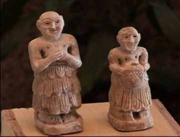 Some of the 15,000 artefacts from the National Iraqi Museum which were placed into US care. 