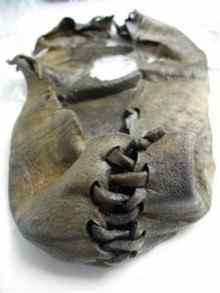 A 3,400-year-old leather shoe found in the mountains of south Norway after a record melt of ice, apparently linked to climate change is seen in this 2006 handout photo. 