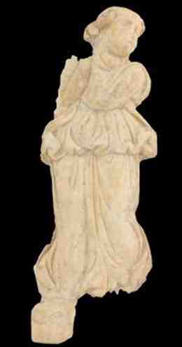 Found on a bone plate during the 11th season of excavation at the Sussita site, on the east shore of the Sea of Galilee, which was conducted by researchers of the University of Haifa, was a wonderfully etched relief of a maenad, one of a group of female followers of Dionysus, the god of wine. According to Greek mythology, the maenads accompanied Dionysus with frenzied dances while holding a thyrsus, a device symbolizing sexuality, fertility, and the male sexual organ associated with sexual pleasure. The maenad of Sussita was also depicted as being in the midst of a frenzied dance.