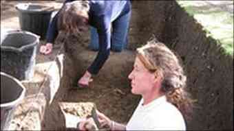 Schoolgirls from Peterborough, London and Birmingham took part in the dig