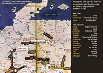 The researchers appear, for example, to have accurately located three particularly important Germanic sites, known to Ptolemy as 