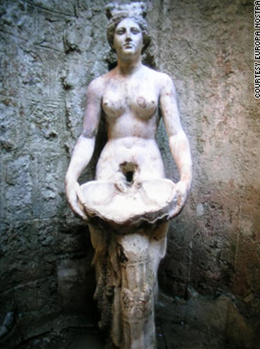 The Allianoi nymph has become the poster image for the campaign to save the site.