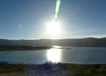 Incan gold and emeralds are said to be hidden at the bottom of Lake Guatavita in the Colombian Andes.