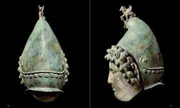 The Crosby Garrett helmet. Found with a metal detector and sold for £2m agt Christie's Photograph: Christie's
