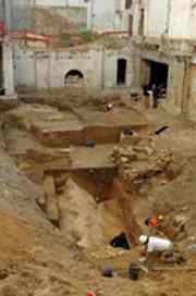The archaeological site, Paris.